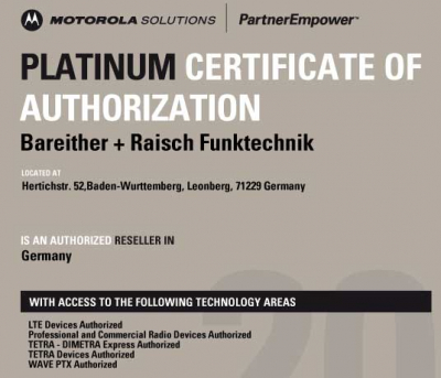 Motorola Platin Reseller