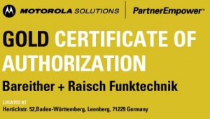 Goldmedaille für Bareither+Raisch Funktechnik